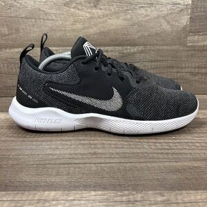 Nike Flex Experience Run 10 Black Gray Womens Size 8.5 CI9964-002 Running Shoes